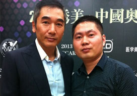 广州新宝GG与明星合影