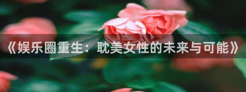 新宝gg网址：《娱乐圈重生：耽美女性的未来与可能》