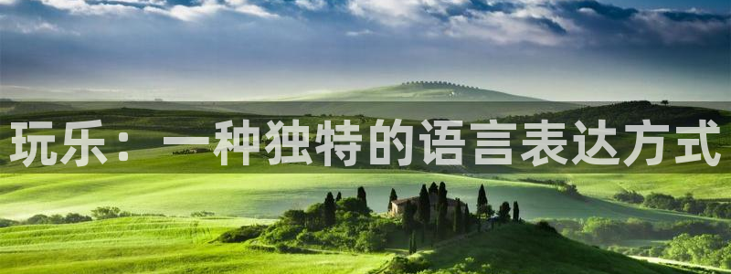 新宝gg网址：玩乐：一种独特的语言表达方式